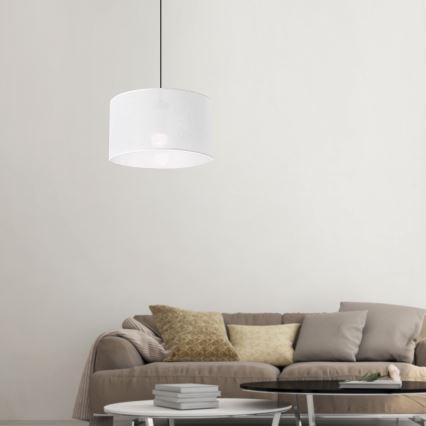 Brilagi - Chandelier on a string ANTHONY 1xE27/60W/230V oak walnut/white