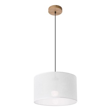 Brilagi - Chandelier on a string ANTHONY 1xE27/60W/230V oak/white