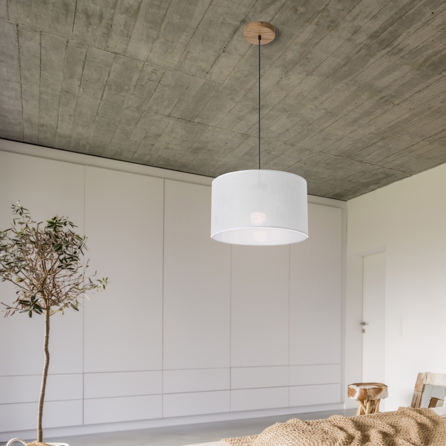 Brilagi - Chandelier on a string ANTHONY 1xE27/60W/230V oak/white