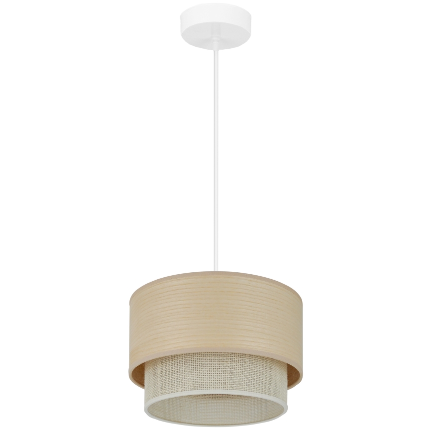 Brilagi - Chandelier on a string ARIZONA BOHO 1xE27/15W/230V d. 25 cm beige/white