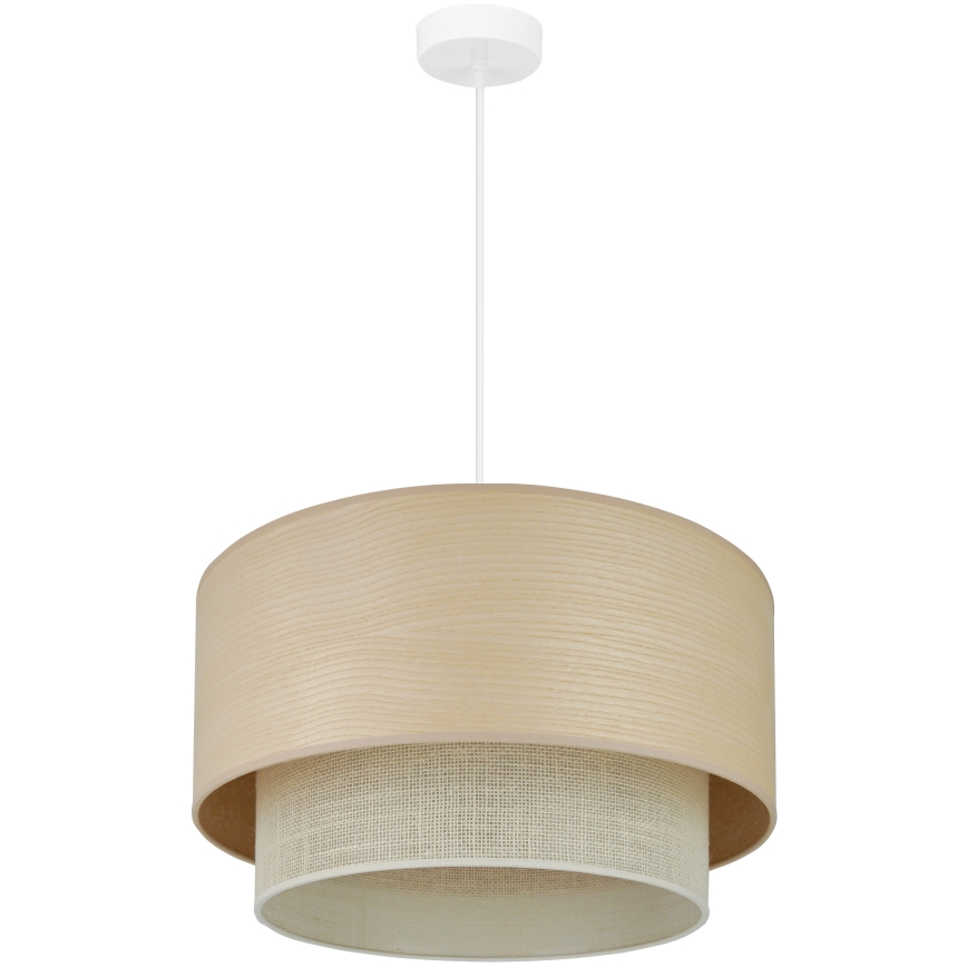 Brilagi - Chandelier on a string ARIZONA BOHO 1xE27/15W/230V d. 45 cm beige/white