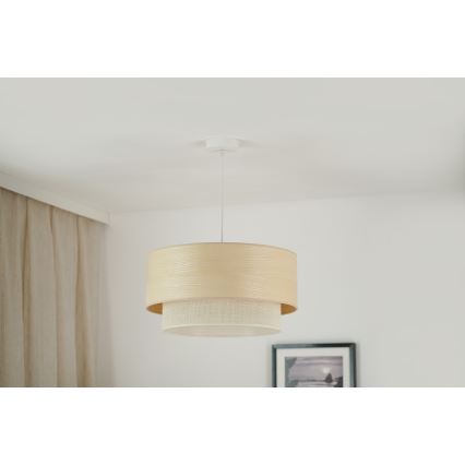 Brilagi - Chandelier on a string ARIZONA BOHO 1xE27/15W/230V d. 45 cm beige/white