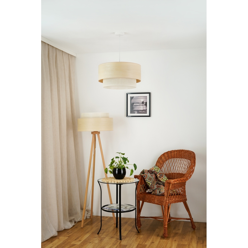 Brilagi - Chandelier on a string ARIZONA BOHO 1xE27/15W/230V d. 45 cm beige/white