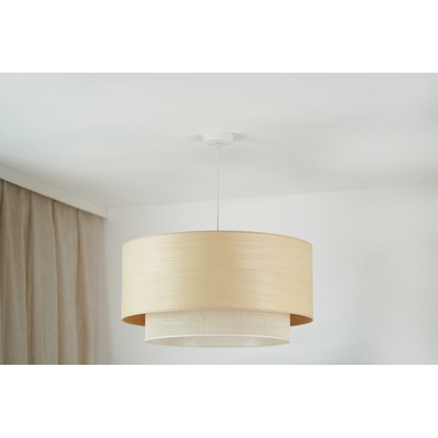 Brilagi - Chandelier on a string ARIZONA BOHO 1xE27/15W/230V d. 60 cm beige/white