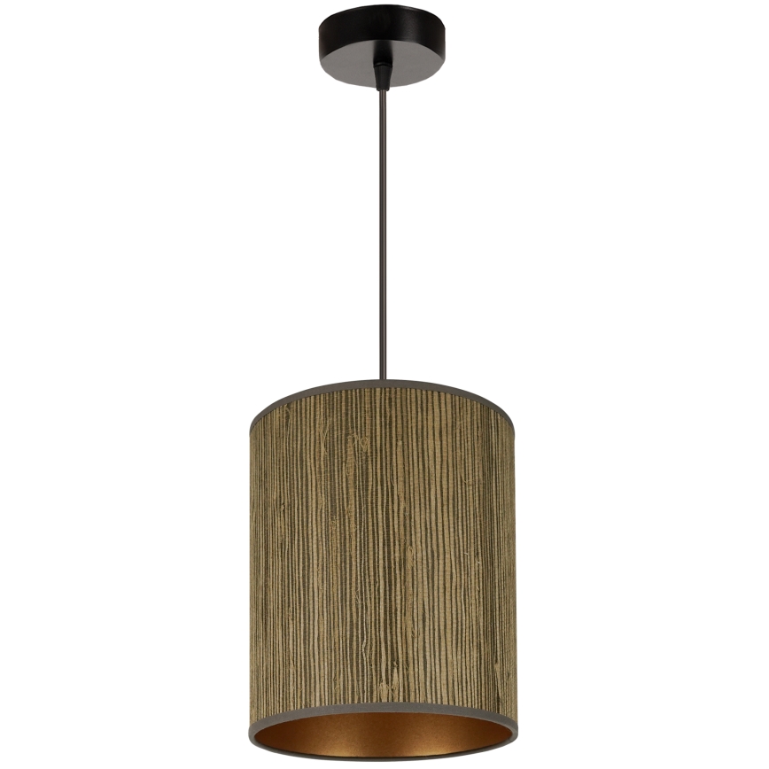 Brilagi - Chandelier on a string BOSTON ROLLER 1xE27/15W/230V d. 21 cm straw brown/gold