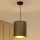 Brilagi - Chandelier on a string BOSTON ROLLER 1xE27/15W/230V d. 21 cm straw brown/gold