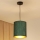 Brilagi - Chandelier on a string BOSTON ROLLER 1xE27/15W/230V d. 21 cm straw green/gold