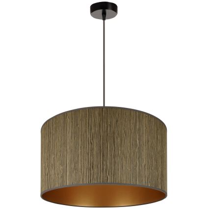Brilagi - Chandelier on a string BOSTON ROLLER 1xE27/15W/230V d. 45 cm straw brown/gold