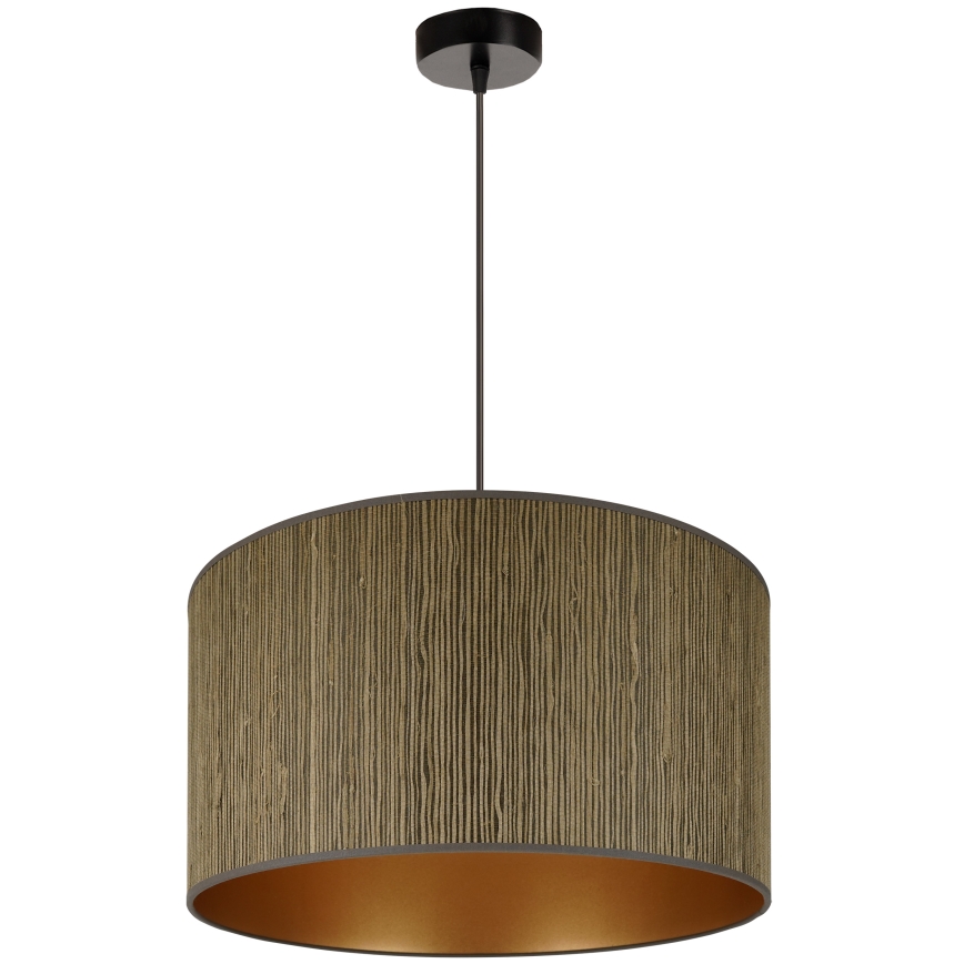 Brilagi - Chandelier on a string BOSTON ROLLER 1xE27/15W/230V d. 45 cm straw brown/gold