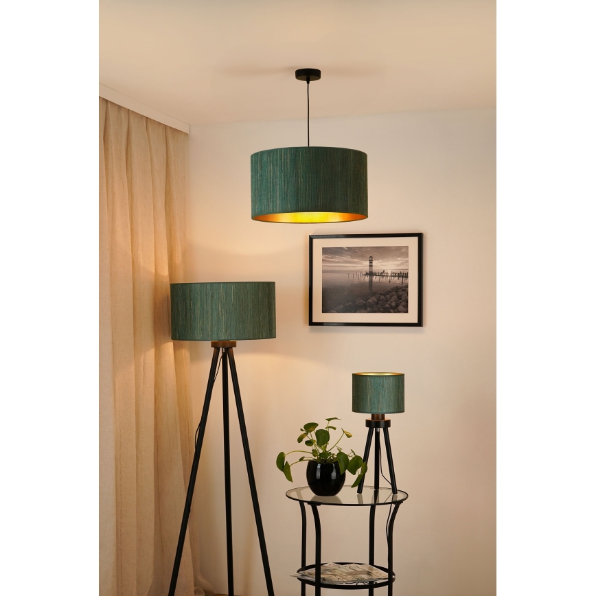 Brilagi - Chandelier on a string BOSTON ROLLER 1xE27/15W/230V d. 45 cm straw green/gold