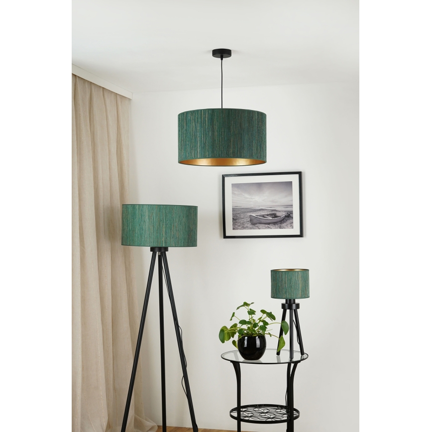 Brilagi - Chandelier on a string BOSTON ROLLER 1xE27/15W/230V d. 45 cm straw green/gold