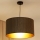 Brilagi - Chandelier on a string BOSTON ROLLER 1xE27/15W/230V d. 45 cm straw brown/gold