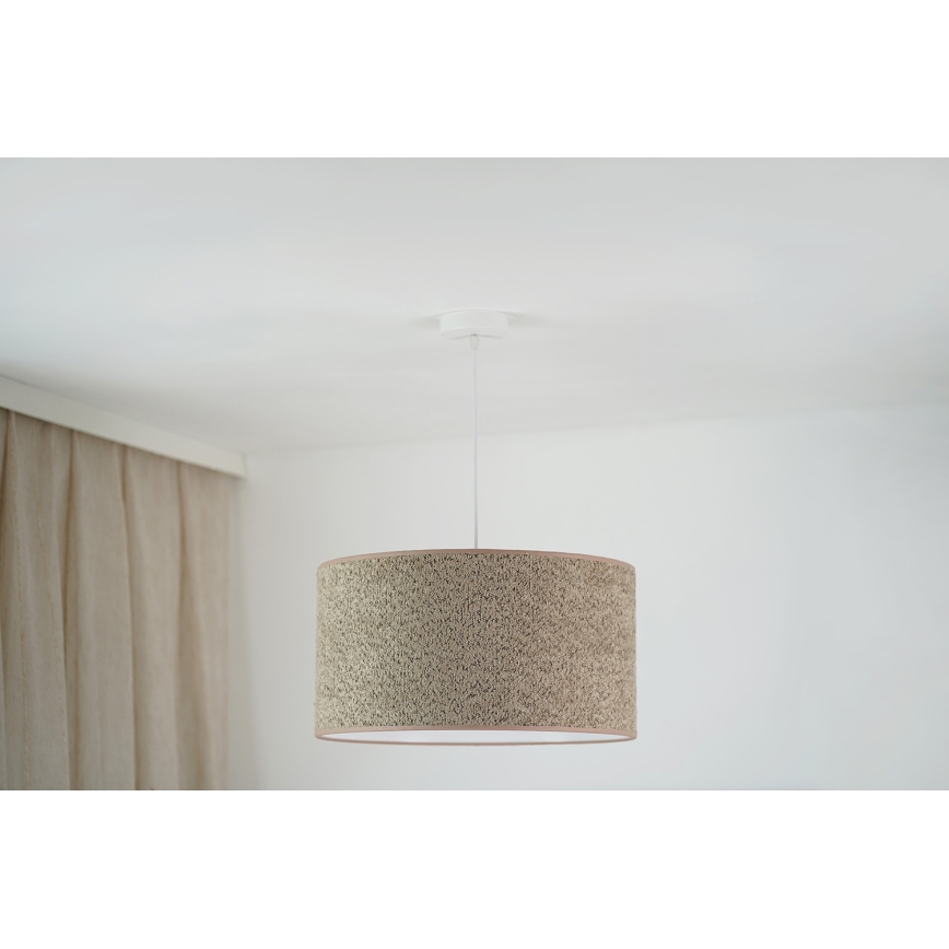 Brilagi - Chandelier on a string BOUCLE ROLLER 1xE27/15W/230V d. 45 cm brown