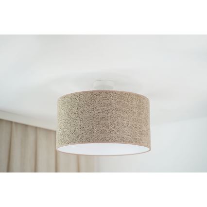 Brilagi - Chandelier on a string BOUCLE ROLLER 1xE27/15W/230V d. 45 cm brown