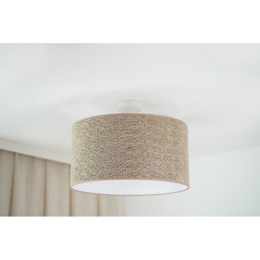 Brilagi - Chandelier on a string BOUCLE ROLLER 1xE27/15W/230V d. 45 cm brown