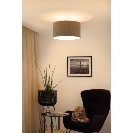 Brilagi - Chandelier on a string BOUCLE ROLLER 1xE27/15W/230V d. 45 cm brown