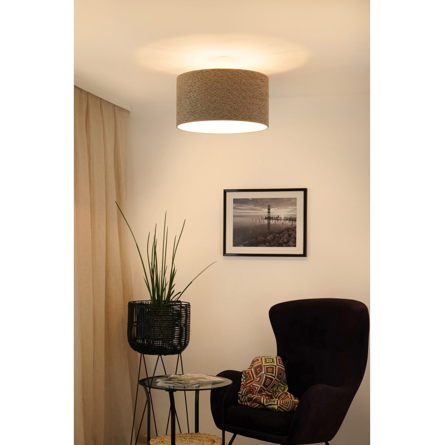 Brilagi - Chandelier on a string BOUCLE ROLLER 1xE27/15W/230V d. 45 cm brown