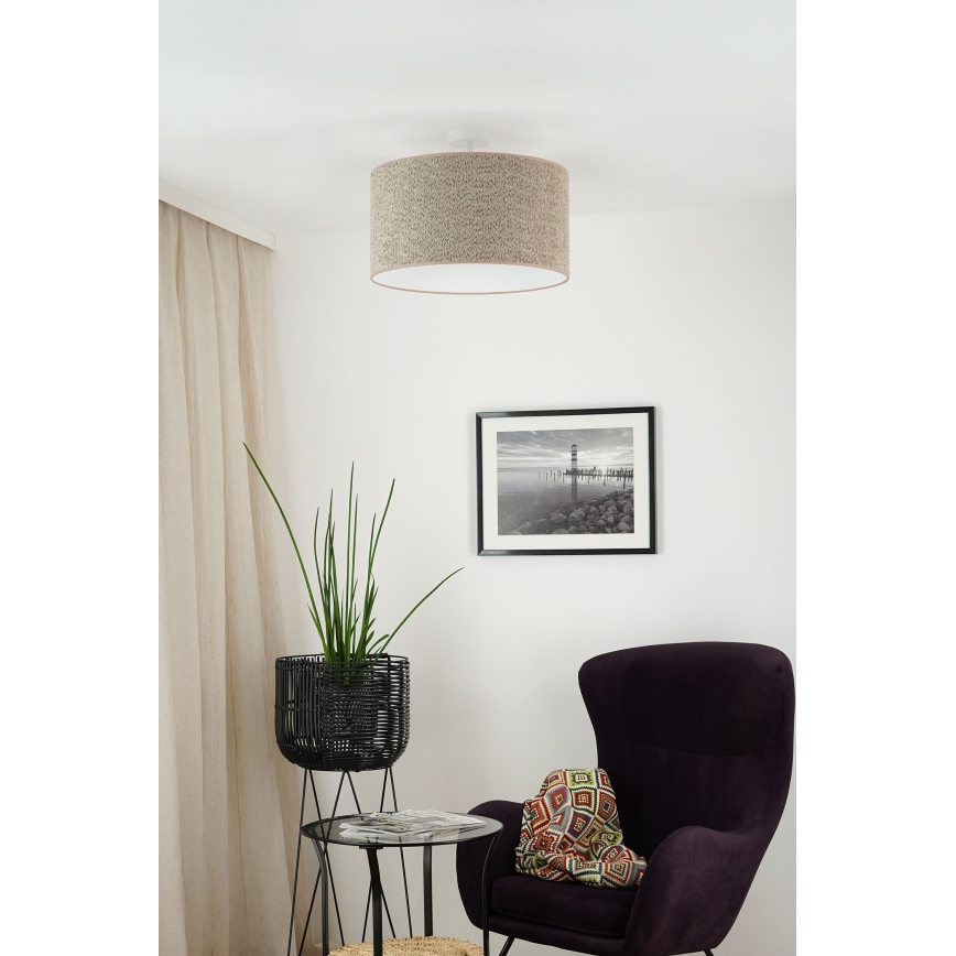Brilagi - Chandelier on a string BOUCLE ROLLER 1xE27/15W/230V d. 45 cm brown