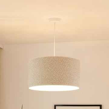 Brilagi - Chandelier on a string BOUCLE ROLLER 1xE27/15W/230V d. 45 cm creamy