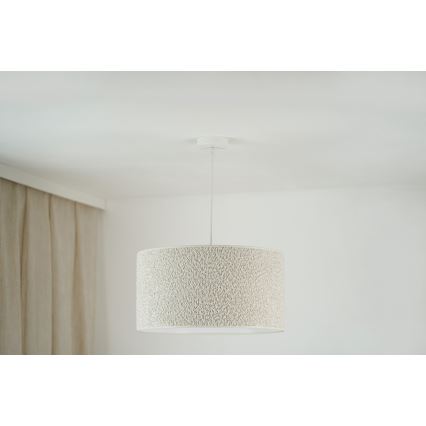 Brilagi - Chandelier on a string BOUCLE ROLLER 1xE27/15W/230V d. 45 cm creamy
