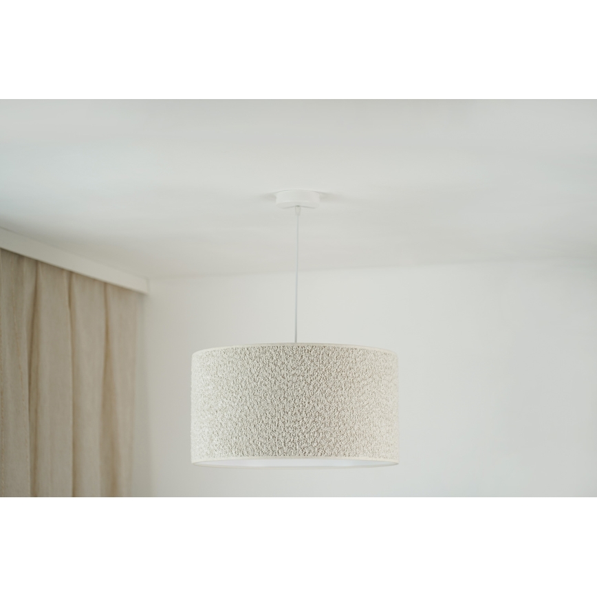 Brilagi - Chandelier on a string BOUCLE ROLLER 1xE27/15W/230V d. 45 cm creamy