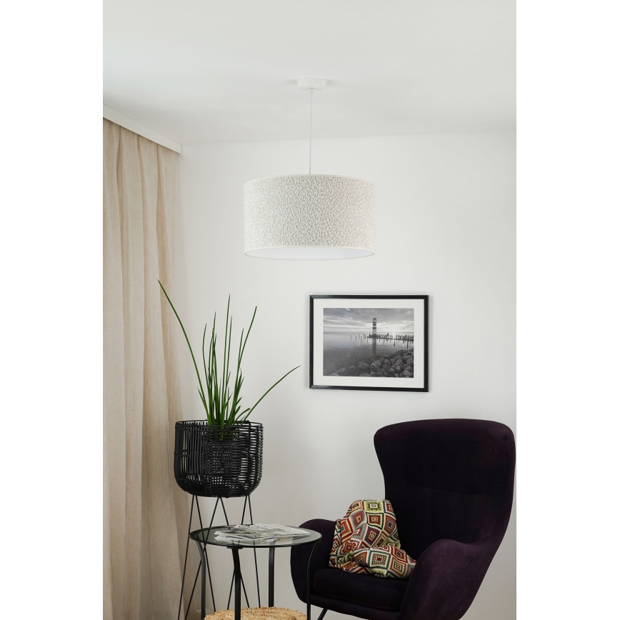 Brilagi - Chandelier on a string BOUCLE ROLLER 1xE27/15W/230V d. 45 cm creamy