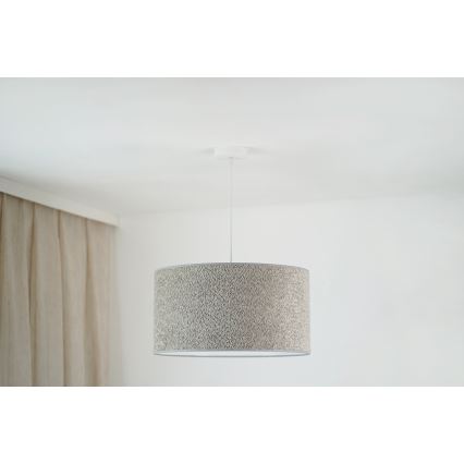 Brilagi - Chandelier on a string BOUCLE ROLLER 1xE27/15W/230V d. 45 cm grey