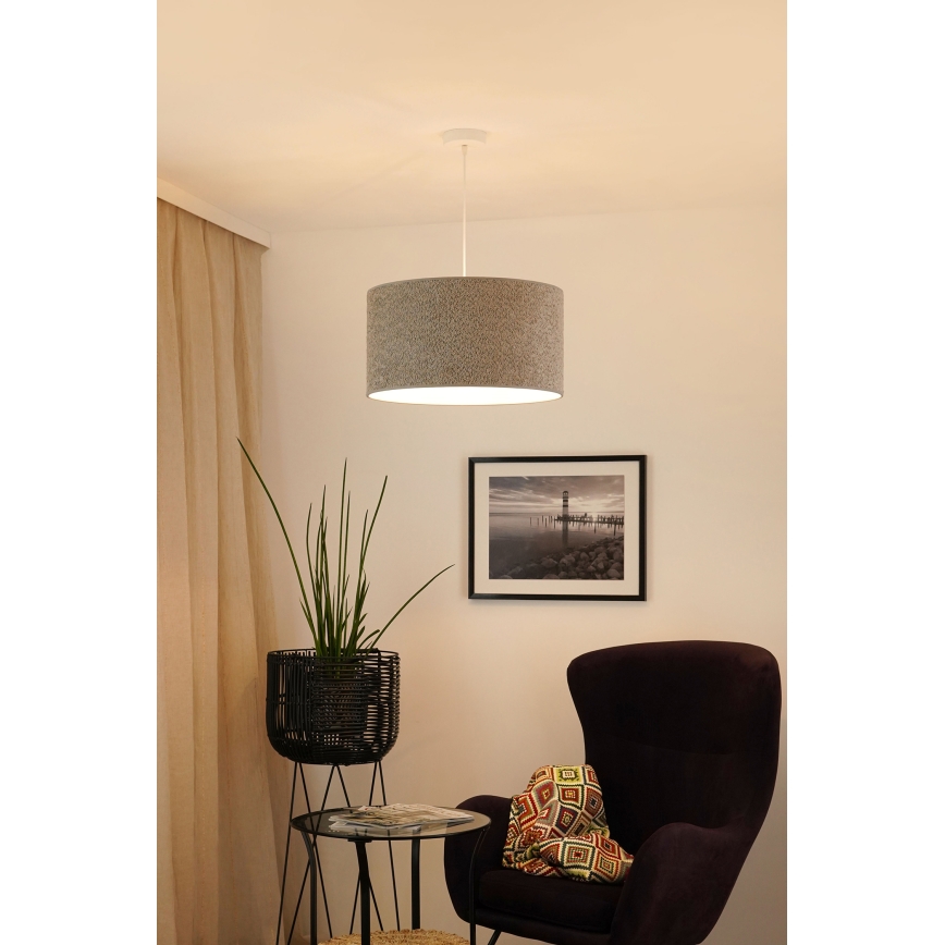 Brilagi - Chandelier on a string BOUCLE ROLLER 1xE27/15W/230V d. 45 cm grey