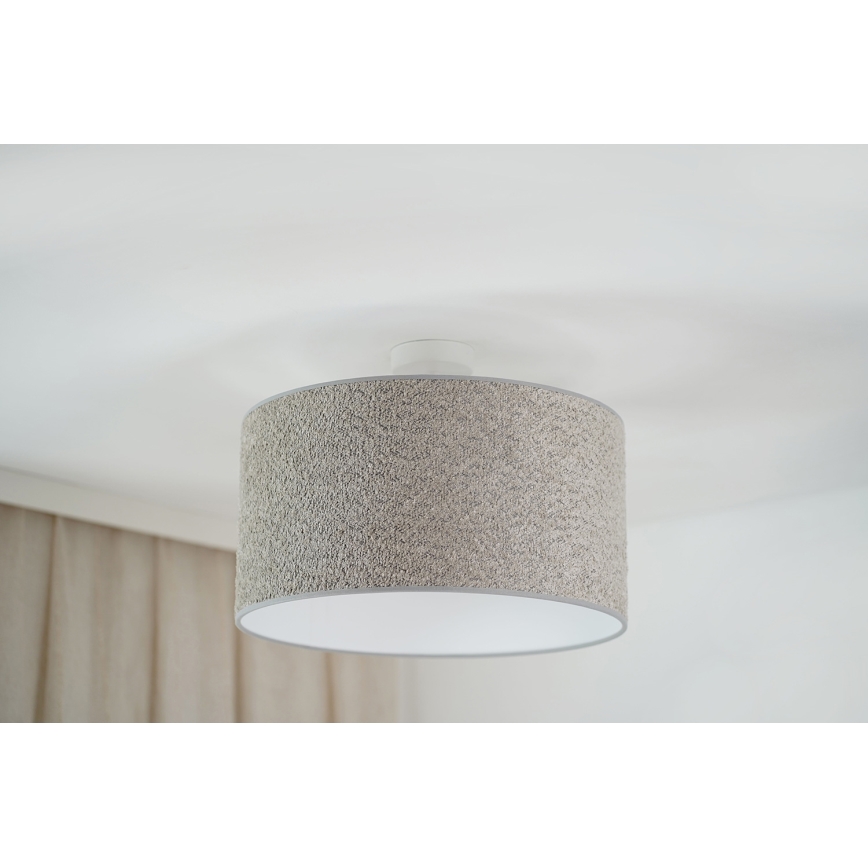 Brilagi - Chandelier on a string BOUCLE ROLLER 1xE27/15W/230V d. 45 cm grey