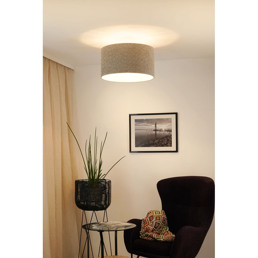 Brilagi - Chandelier on a string BOUCLE ROLLER 1xE27/15W/230V d. 45 cm grey