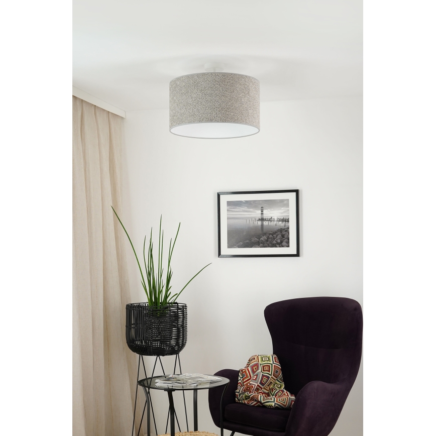 Brilagi - Chandelier on a string BOUCLE ROLLER 1xE27/15W/230V d. 45 cm grey