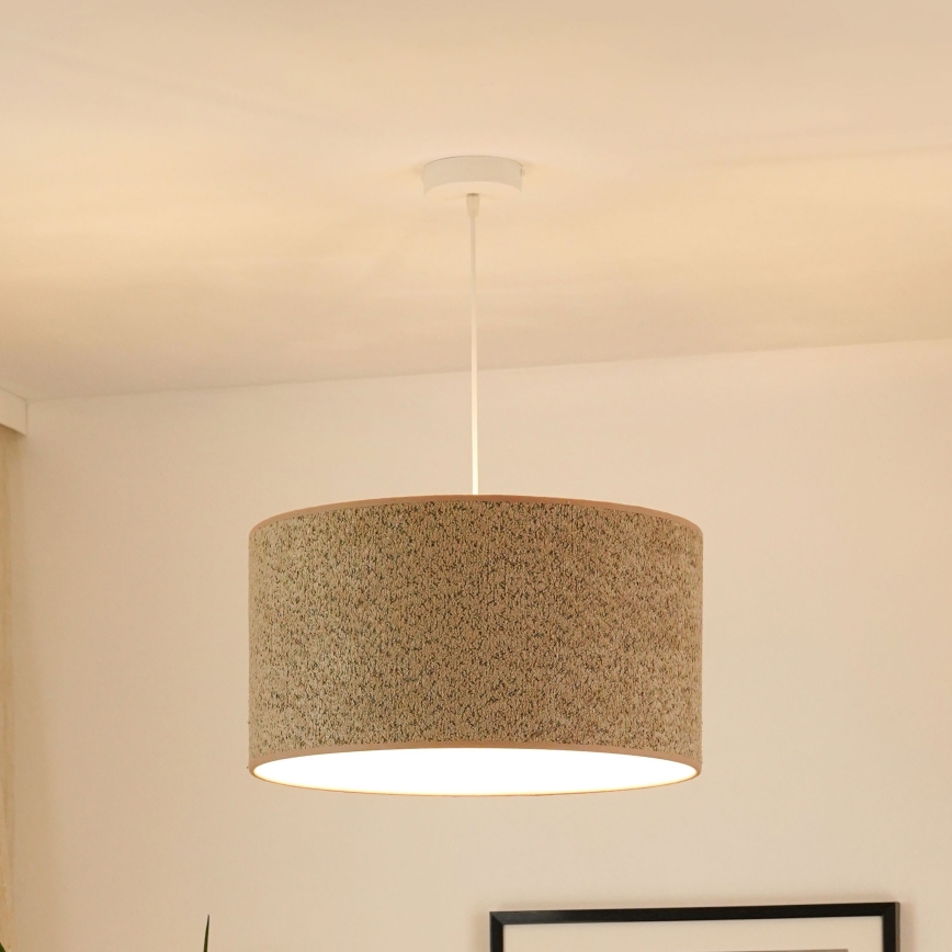 Brilagi - Chandelier on a string BOUCLE ROLLER 1xE27/15W/230V d. 50 cm brown