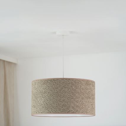 Brilagi - Chandelier on a string BOUCLE ROLLER 1xE27/15W/230V d. 50 cm brown