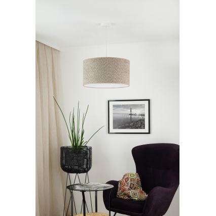 Brilagi - Chandelier on a string BOUCLE ROLLER 1xE27/15W/230V d. 50 cm brown