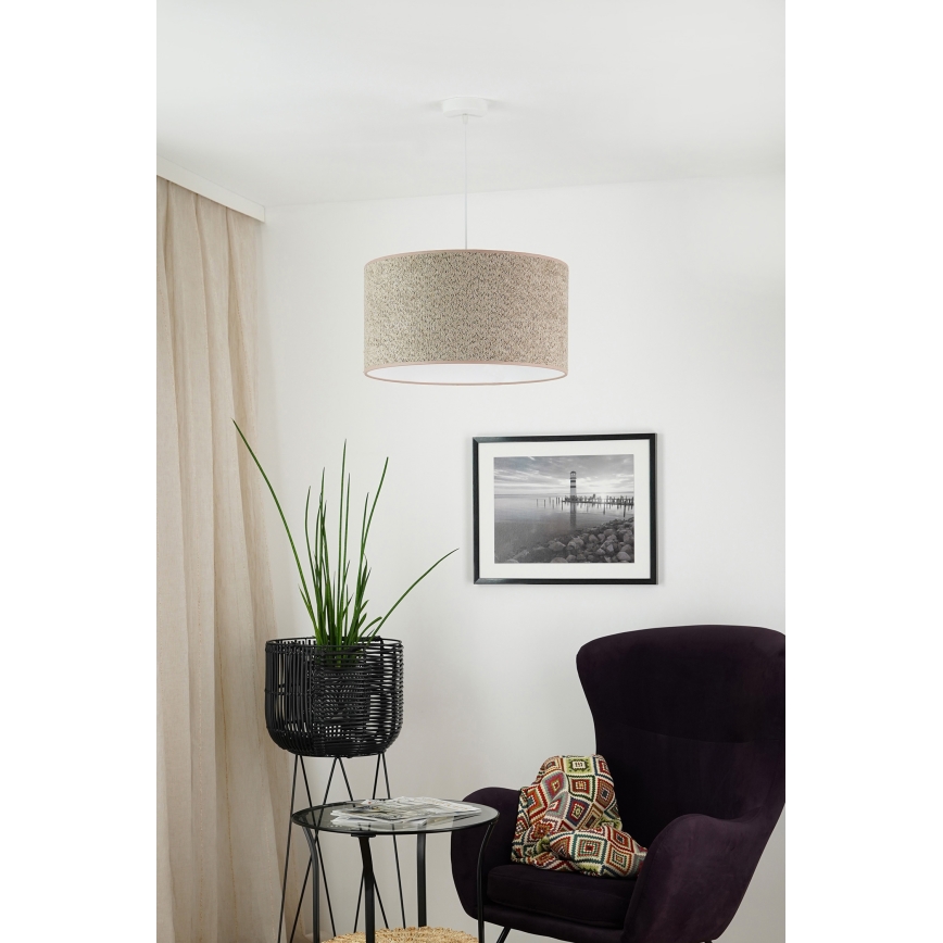 Brilagi - Chandelier on a string BOUCLE ROLLER 1xE27/15W/230V d. 50 cm brown