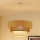 Brilagi - Chandelier on a string CEDAR LUNETA 1xE27/15W/230V d. 45 cm rattan/brown/creamy