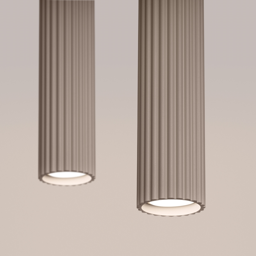 Brilagi - Chandelier on a string CRESTO 2xGU10/10W/230V taupe