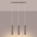 Brilagi - Chandelier on a string CRESTO 3xGU10/10W/230V taupe
