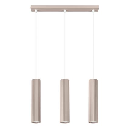 Brilagi - Chandelier on a string CRESTO 3xGU10/10W/230V taupe