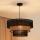 Brilagi - Chandelier on a string DAKOTA LUNETA 1xE27/15W/230V d. 45 cm black/rattan