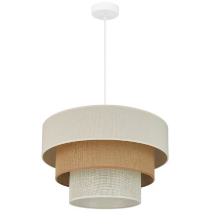Brilagi - Chandelier on a string DENVER LUNETA 1xE27/15W/230V d. 45 cm beige/brown/creamy