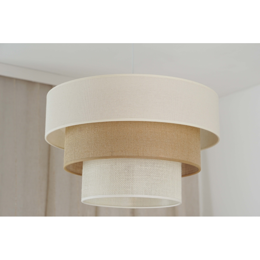 Brilagi - Chandelier on a string DENVER LUNETA 1xE27/15W/230V d. 45 cm beige/brown/creamy