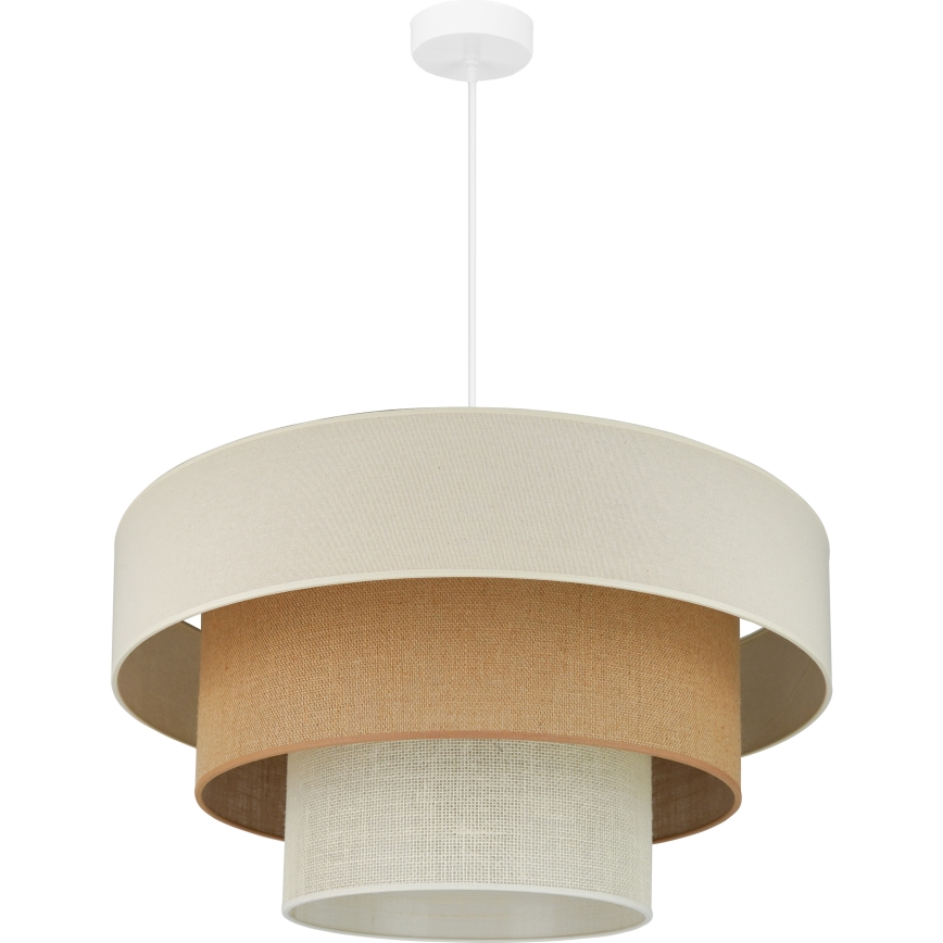 Brilagi - Chandelier on a string DENVER LUNETA 1xE27/15W/230V d. 60 cm beige/brown/creamy
