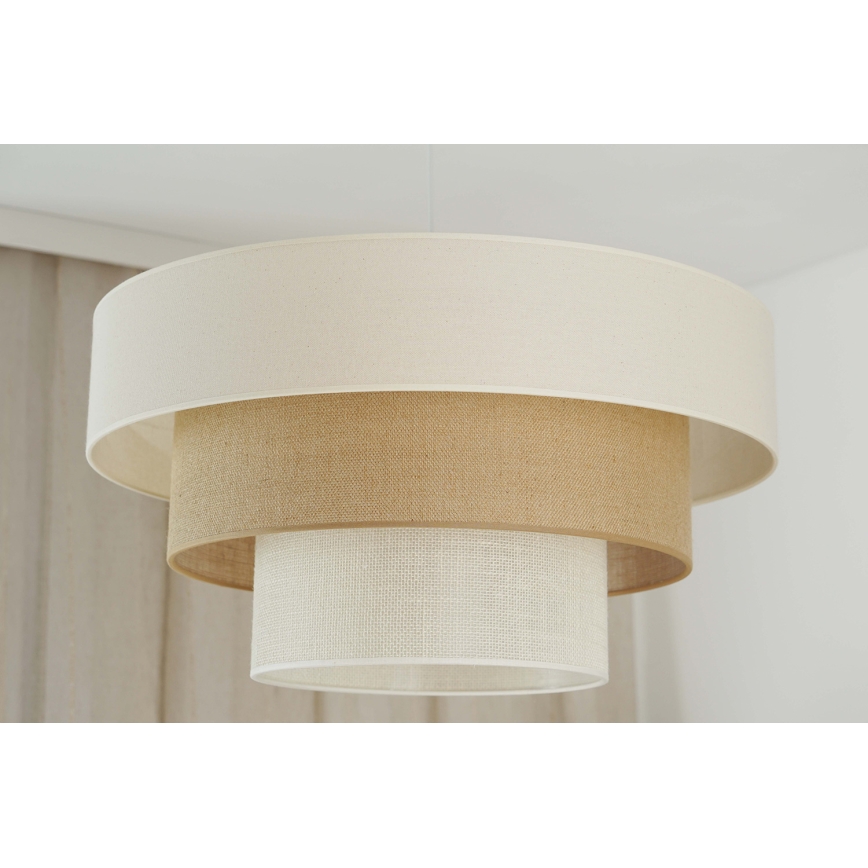 Brilagi - Chandelier on a string DENVER LUNETA 1xE27/15W/230V d. 60 cm beige/brown/creamy
