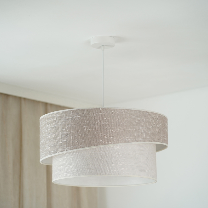 Brilagi - Chandelier on a string DOVER SHINE 1xE27/15W/230V d. 50 cm grey/creamy