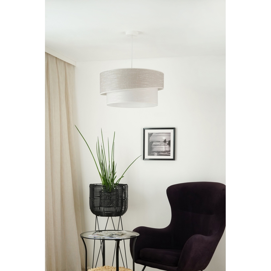 Brilagi - Chandelier on a string DOVER SHINE 1xE27/15W/230V d. 50 cm grey/creamy