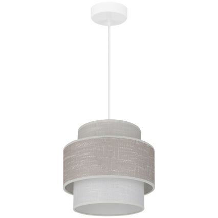Brilagi - Chandelier on a string DOVER SPACE 1xE27/15W/230V d. 25 cm grey/creamy