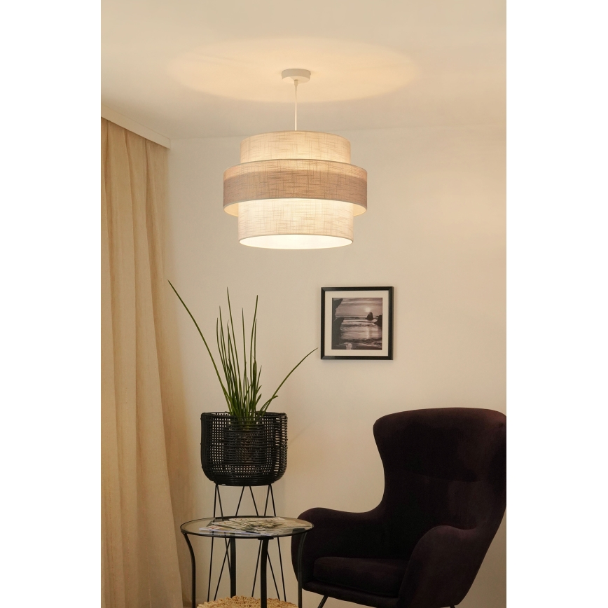 Brilagi - Chandelier on a string DOVER SPACE 1xE27/15W/230V d. 50 cm grey/creamy