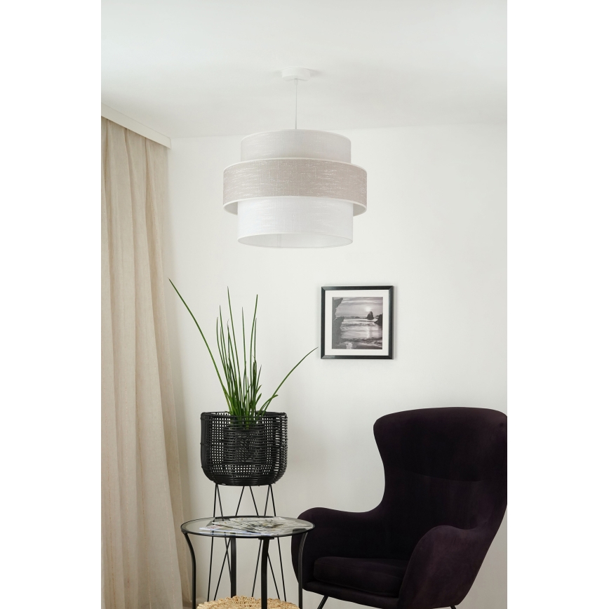 Brilagi - Chandelier on a string DOVER SPACE 1xE27/15W/230V d. 50 cm grey/creamy