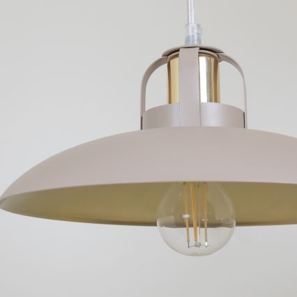 Brilagi - Chandelier on a string FLAMENGO 2xE27/60W/230V beige